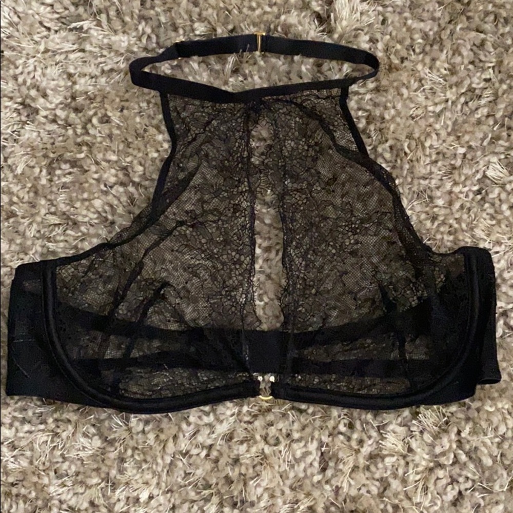 Very Sexy Unlined High Neck Bra